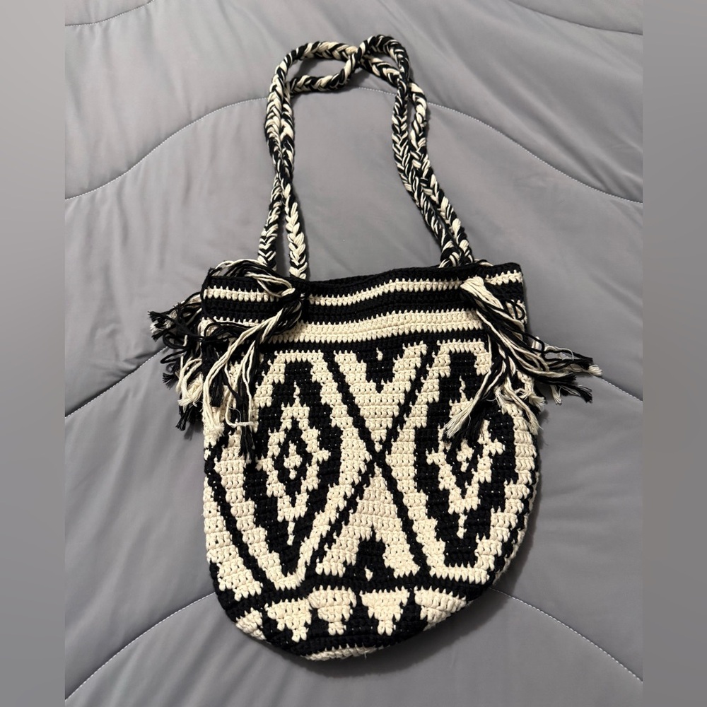 Black and White Women's Purse